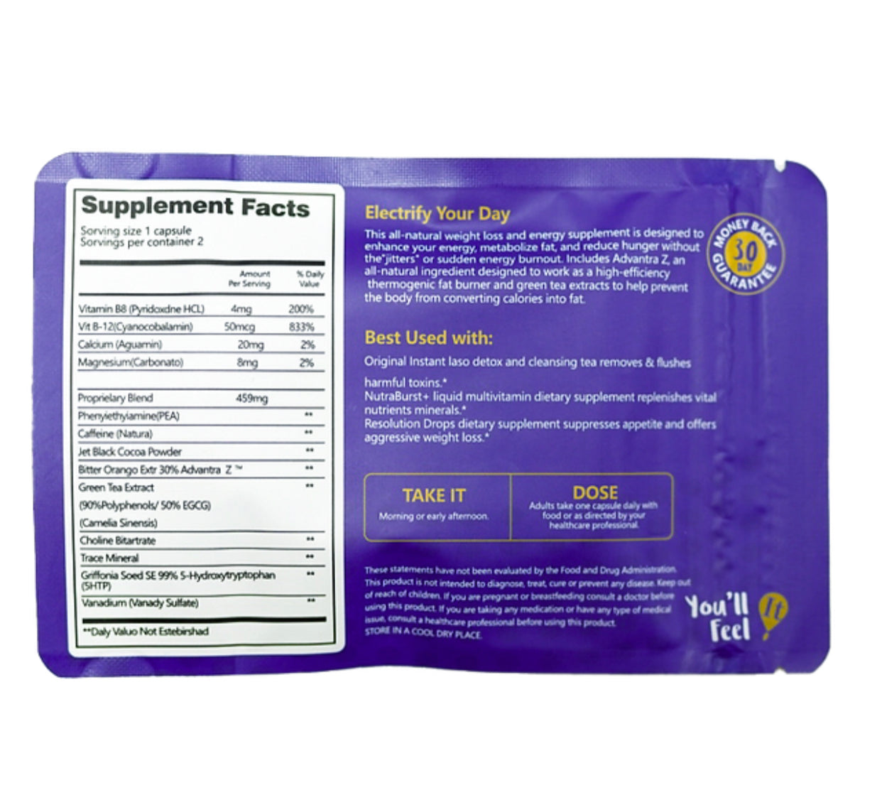 NEW ARRIVAL: GANAS for Energy & Focus 30 Day Packet